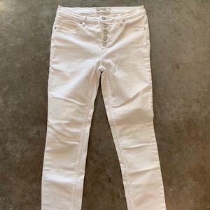 Free People White Denim Jeans